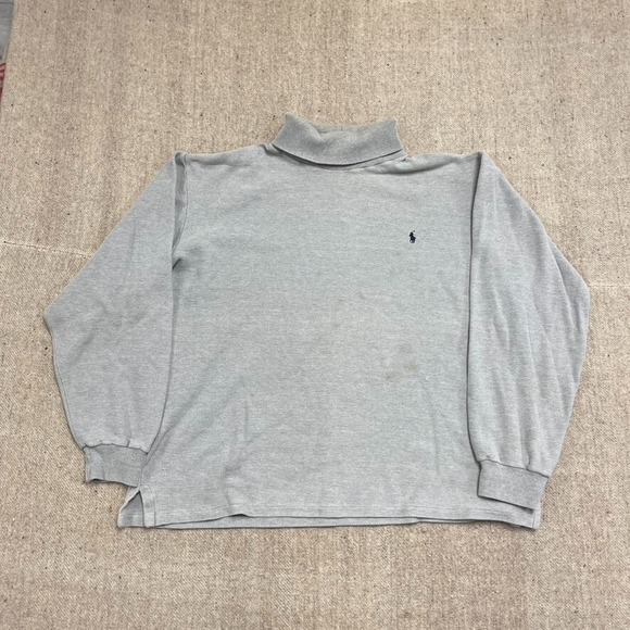 Polo Ralph Lauren Other - vintage Polo Ralph Lauren Turtle Neck mens xl gray 2000 y2k